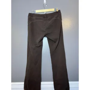 Nike Sweatpants Womens Medium Brown Fleece Straight Leg Lounge Embroidered Logo thumbnail 5
