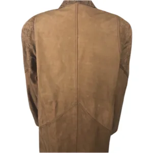 Vintage 80s G-III Global Identity Oversized Slouchy brown leather coat large thumbnail 10