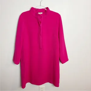 NEW Tuckernuck‎ Fuchsia Stretch Crepe Avery Dress size small thumbnail 8