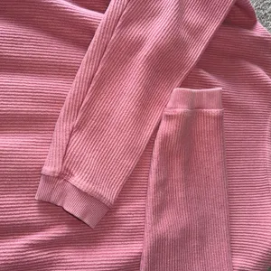 Aerie Pink Corded Hoodie thumbnail 3