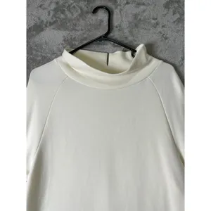 Varley Arcola Mock Neck Pullover Sweatshirt Oversized Beige Tunic XS Athleisure thumbnail 2
