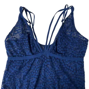 The Escante Collection Women Size XL Blue Bodysuit Lace (10E-35*) thumbnail 3