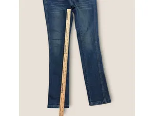 Women's Size Medium Maternity Jeans Slim Fit Dark Wash Casual thumbnail 7