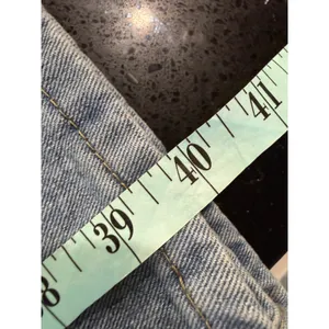 Womens Light Wash‎ Denim Cargo Pants Wide Leg Relaxed Fit thumbnail 6