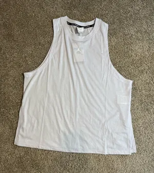 Nike Jordan Dri-FIT women’s Tank Top White Breathable Mesh Crew Neck Size M thumbnail 1