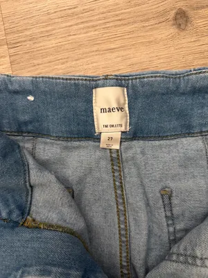 Anthropologie blue Maeve Colette cropped wide leg jeans thumbnail 5