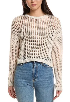 Z SUPPLY Felix Sweater S 20” p2p Cream $88 Retail NWT thumbnail 1