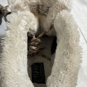 Ryka Brown Suede Water Resistant Faux Fur Size 7 Boot Laces A Little Short thumbnail 6