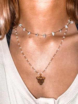 cheetah necklace  thumbnail 1