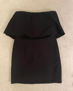Karlie Boutique Strapless Black Mini Dress thumbnail 2