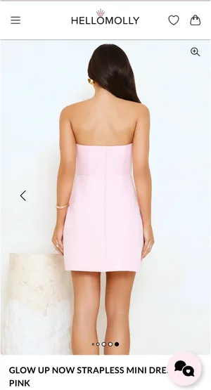 Hello Molly Mini Dress Pink thumbnail 4