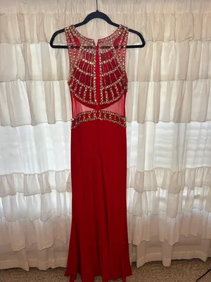 PromGirl Red A-lined dress thumbnail 2