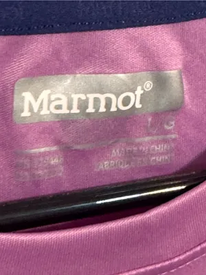 Marmot Women’s L Pink Purple Long Sleeve Performance Athletic Running Top thumbnail 2