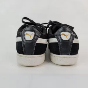 Puma Vikky Womens Size 7‎ Black Low Top Sneakers Suede Shoes 362624-02 thumbnail 7