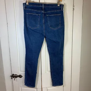 Gap‎ 1969 True Skinny HR Jeans Dark Stone Wash Denim 31R (34x27) Minimalist thumbnail 2