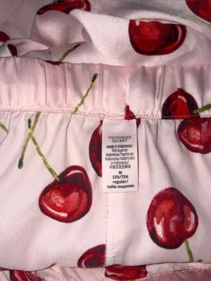 Victoria's Secret Pink Cherry-Print Women’s Pajama Set thumbnail 6