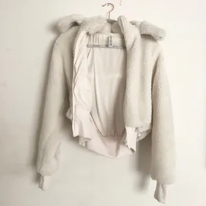 Alo Yoga Alo Yoga Foxy Sherpa Jacket Ivory S thumbnail 3