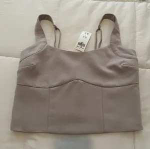 A&F Stretch Cotton Squareneck Top thumbnail 3