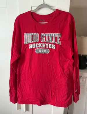 Champion Ohio State Long Sleeve Red thumbnail 1