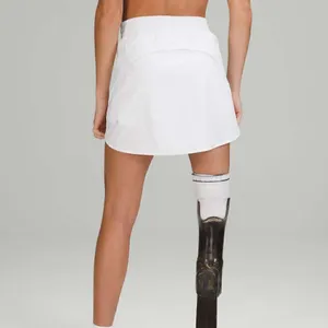 Lululemon Hotty Hot High Rise Skirt White thumbnail 3