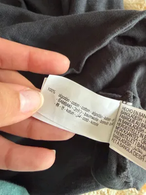 Zara Charcoal Distressed Long Sleeve Quarter Button Down Top thumbnail 7