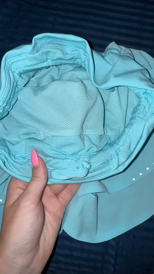 Lululemon Fast and Free Shorts 3" size 2 teal thumbnail 2