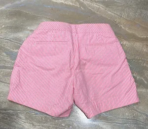 Lilly Pulitzer Pink Striped Shorts with Embellished Design Women’s 6 / Read Description The waist was modified and now is 24 inches. This short is for a girl with small waist (Please See the pics) thumbnail 2