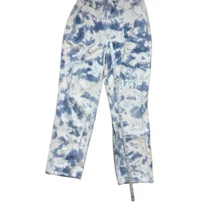 Pacsun womens blue white‎ tie dye high rise mom jeans sz 30 thumbnail 6