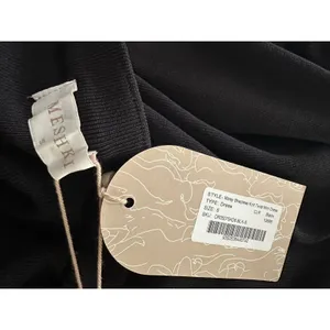 MESHKI Maisy Strapless Knit Twist Mini Dress black size small NWT thumbnail 6