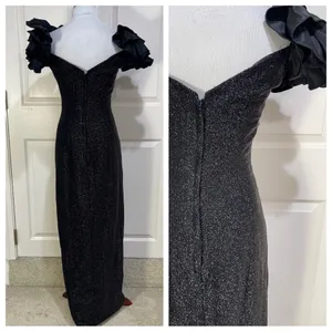 Vintage Nadine black gown thumbnail 4