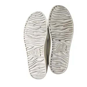 ZARA Basic Faux‎ Leather Glitter Sneaker White Sz 36 (US 6) thumbnail 6
