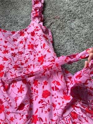 Likely Pink Floral Tiered Maxi Dress with Red Print thumbnail 6