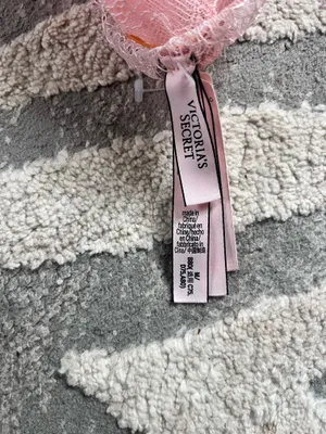 Victoria’s Secret pink and orange lace bralette thumbnail 3