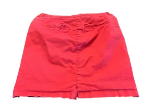 New Summer Red Mini Skirt Size 34 EU 2 US thumbnail 1
