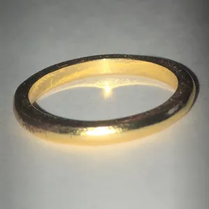 Size 5.75 Classic Gold Tone Band Ring thumbnail 4