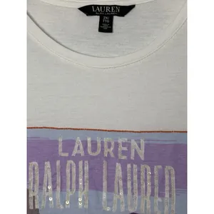 Lauren Ralph Lauren Vntg White Desert Tee Westerncore Southwestern Heritage 2X thumbnail 3