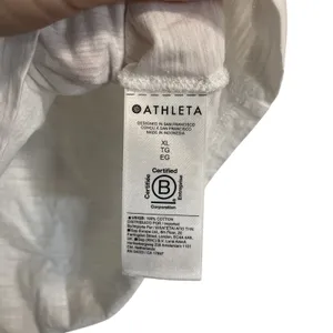 Athleta White Cotton Tank Top Womens Size XL‎ Lightweight Basic Casual thumbnail 6