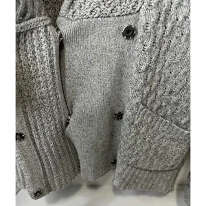 Madewell Womens Sweater Medium Gray Knit‎ Casual Career Cardigan thumbnail 5