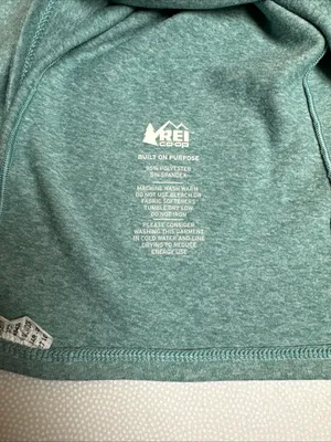 REI Co-op Women’s Tee Shirt Green Heather Short Sleeve Size M thumbnail 5