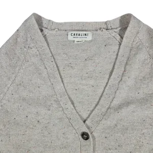 Cavalini Sweater‎ Collection Knit Cardigan Speckled Wool Blend Button Front S thumbnail 3