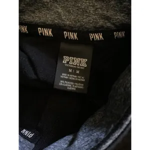 Pink Victorias Secret Gray Quarter Zip Athletic Sweatshirt M thumbnail 5
