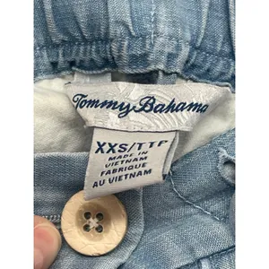 Tommy Bahama Blue Shorts‎ Chambray Size XXS Vacation Beachy Resort thumbnail 4