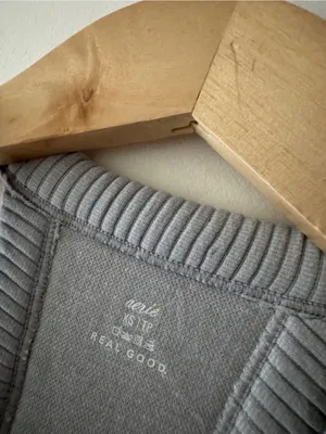 Aerie NEW!! Gray Ribbed Superchill Seamless High Neck Bra Top thumbnail 4