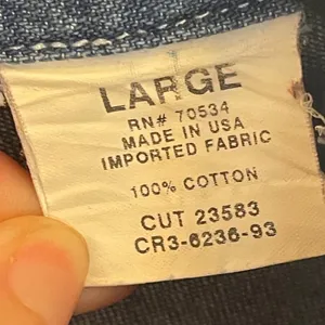 Orvis Womens Denim Vest Medium Wash Button Front Large Western Coastal Cowgirl thumbnail 4