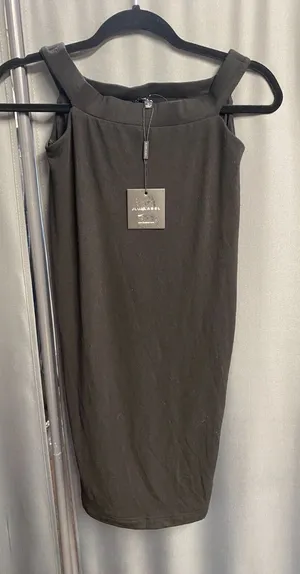 Jluxlabel Mini Dress Womens Large Gray Sleeveless Wide-Strap Polyester Blend B67 thumbnail 1