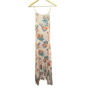 Free People Intimately Star Chasing Slip Maxi Dress in Hibiscus Combo‎ thumbnail 13
