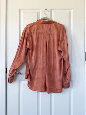 Free People We The Free Color of the Valley Button Down Shirt thumbnail 3
