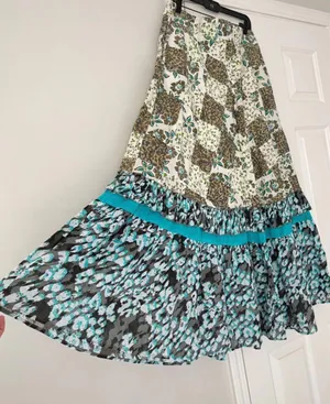 Anthropologie Floral Patchwork Maxi Skirt thumbnail 6