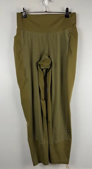REI co-op flash hybrid tights in olive green size medium thumbnail 1