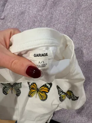 Garage Butterfly Crop Top thumbnail 4